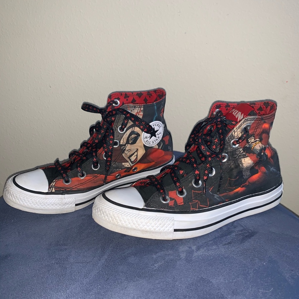 RARE Harley Quinn Allstar Converse